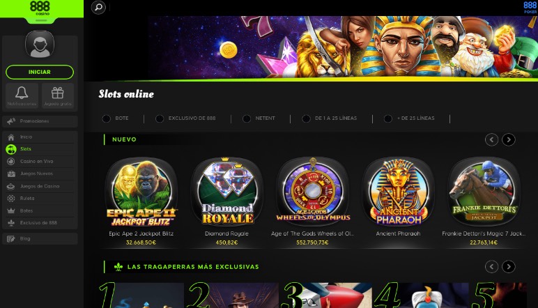 888 Casino: ¡Jugar a las tragaperras con dinero real! Consejos de Casino