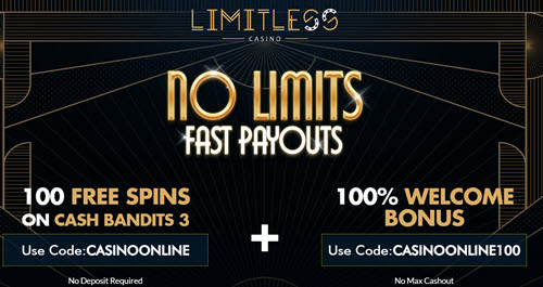 Get $25 No Deposit Bonus at Limitless Casino Casino Tips