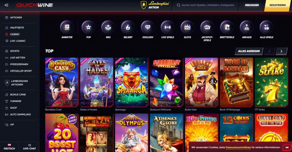 Online Casino Spiele ohne Anmeldung Casino-Tipps